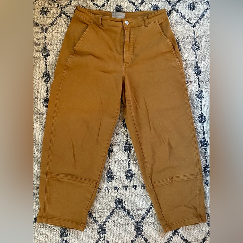 Everlane Utility Barrel Pant Golden Brown
